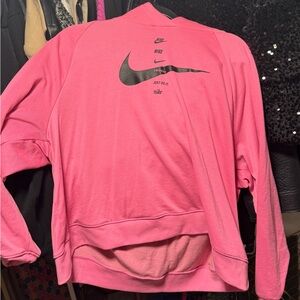 Nike Pink Crewneck with Black Logo